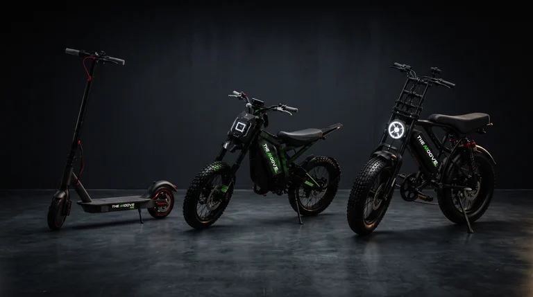 Gamme Complète THE MOOVE - Les 3 Architectures Électromobilité (Mode Nuit)