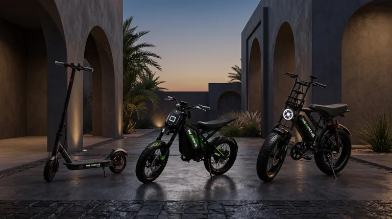 Gamme Complète THE MOOVE - Les 3 Architectures Électromobilité (Mode Nuit)