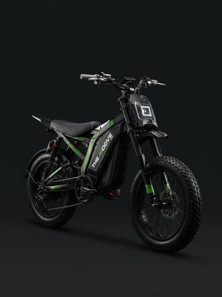 Deux-Roues Électrique Tout-Terrain Moove Cross Off-Road 1500W (Mode Nuit)